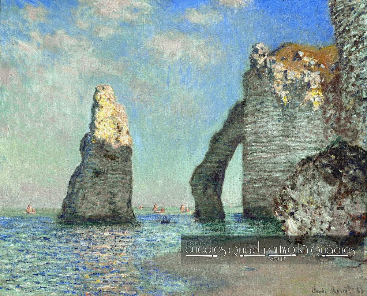 Scogliera a Etretat, Monet
