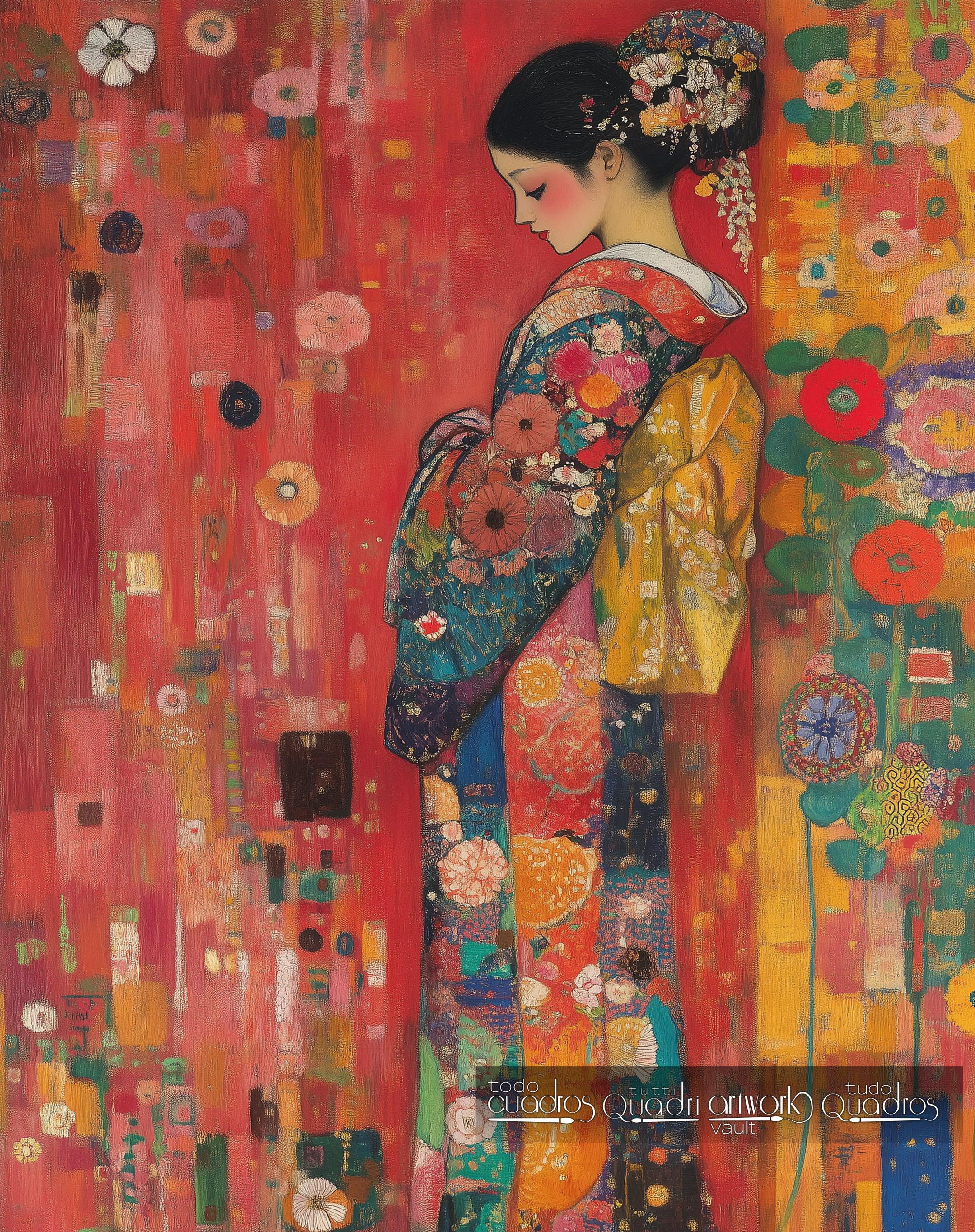 Armonia d'Oriente, stile Klimt