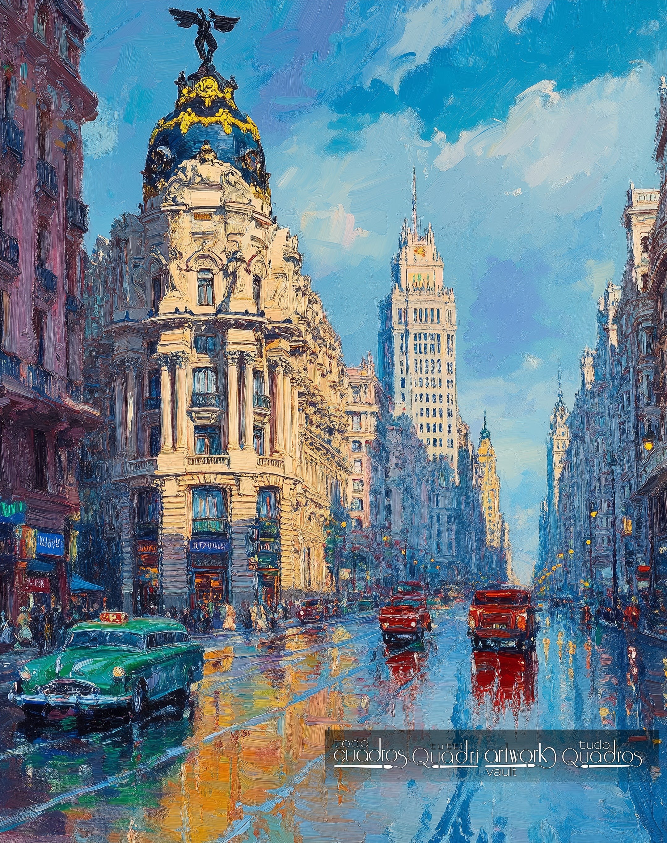 Madrid in movimento, stile Monet