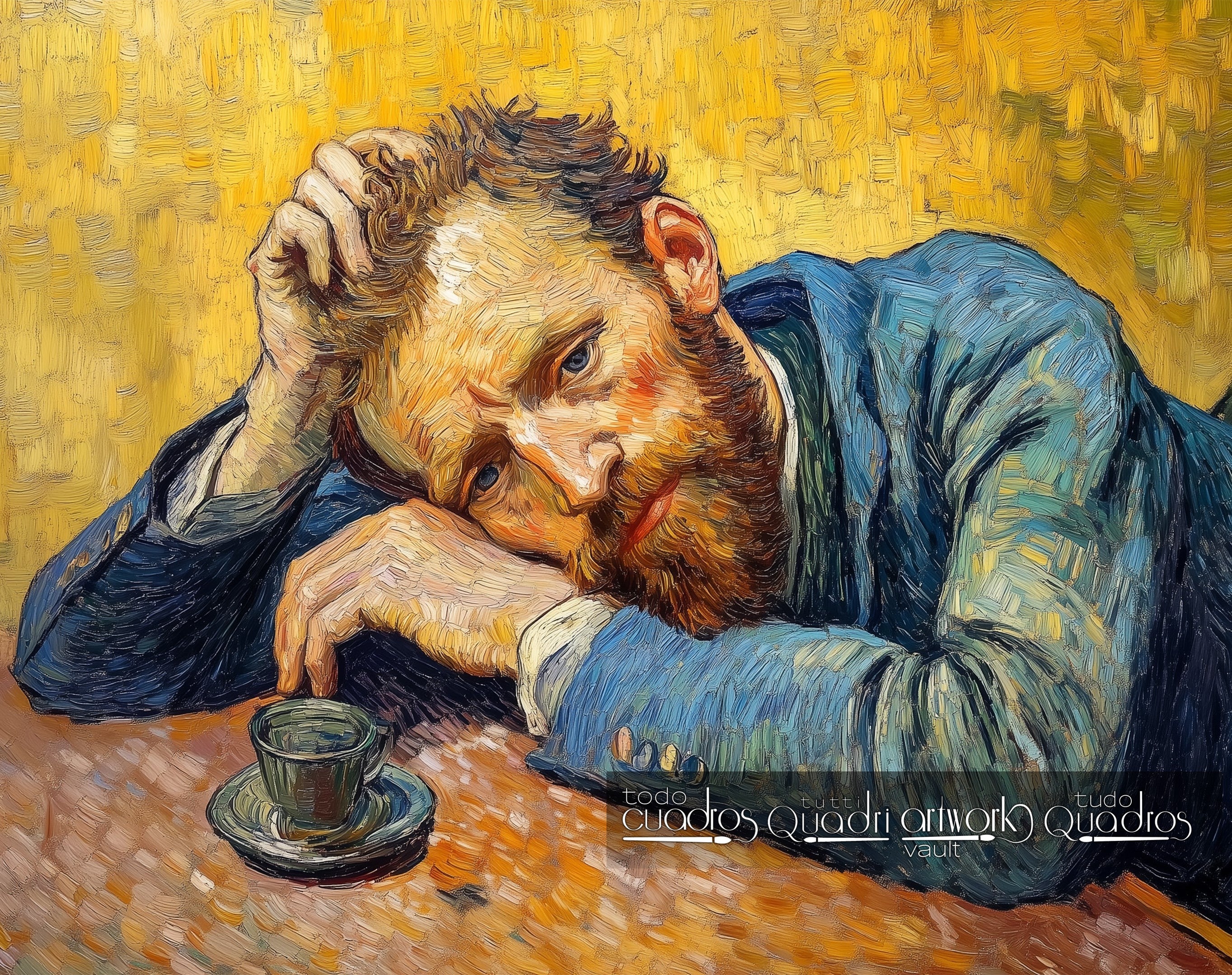 Tra Ombre e Pensieri, Stile Van Gogh Moderno