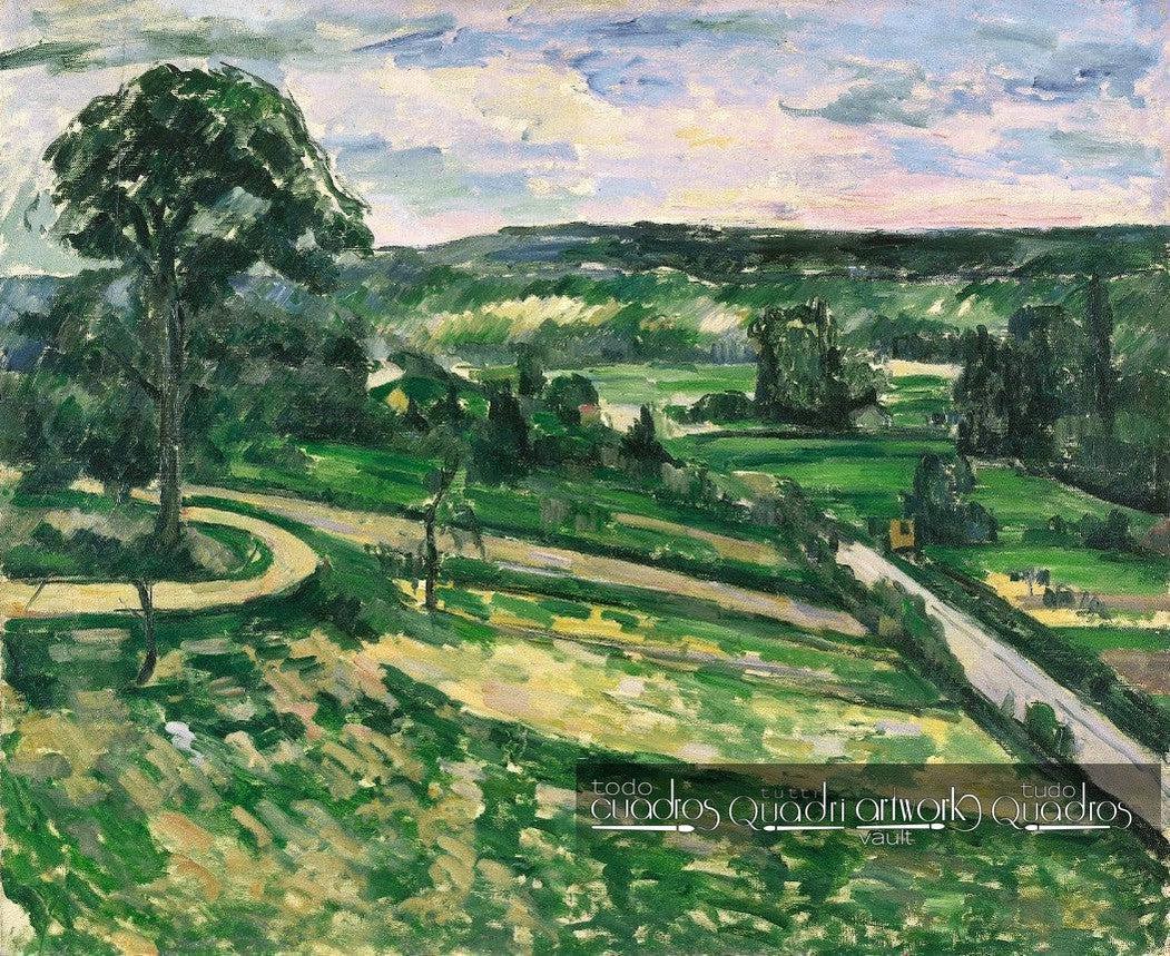 L'albero nella curva, Cézanne