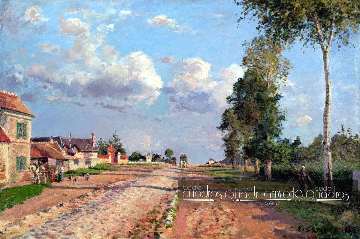 Strada per Versalle, Rocquencourt, Pissarro