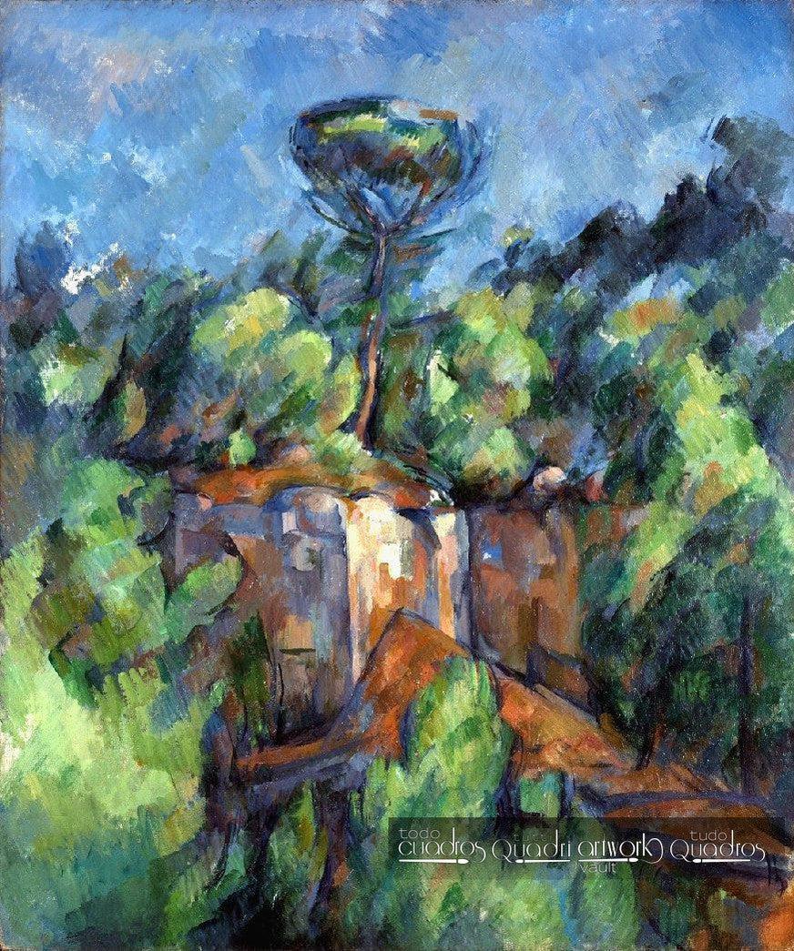 Cava di Bibémus, Cézanne