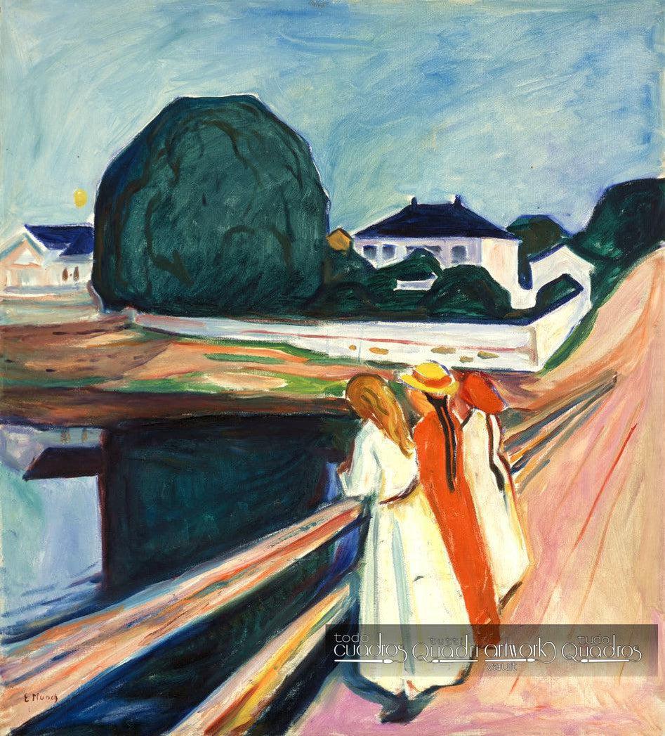 Ragazze sul ponte, Edvard Munch
