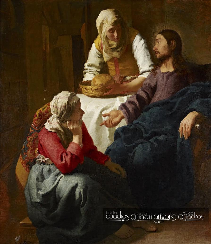 Cristo in casa di Marta e Maria, Vermeer