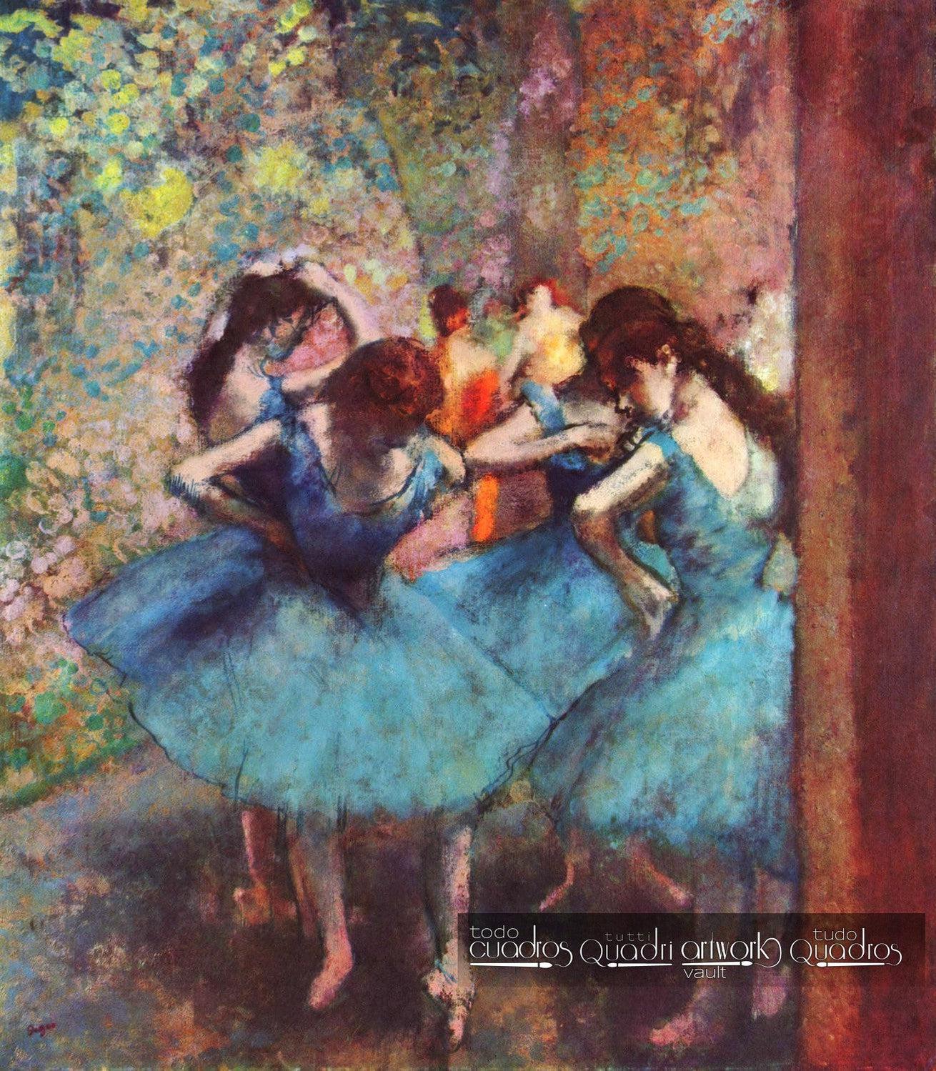 Ballerine blu, Degas