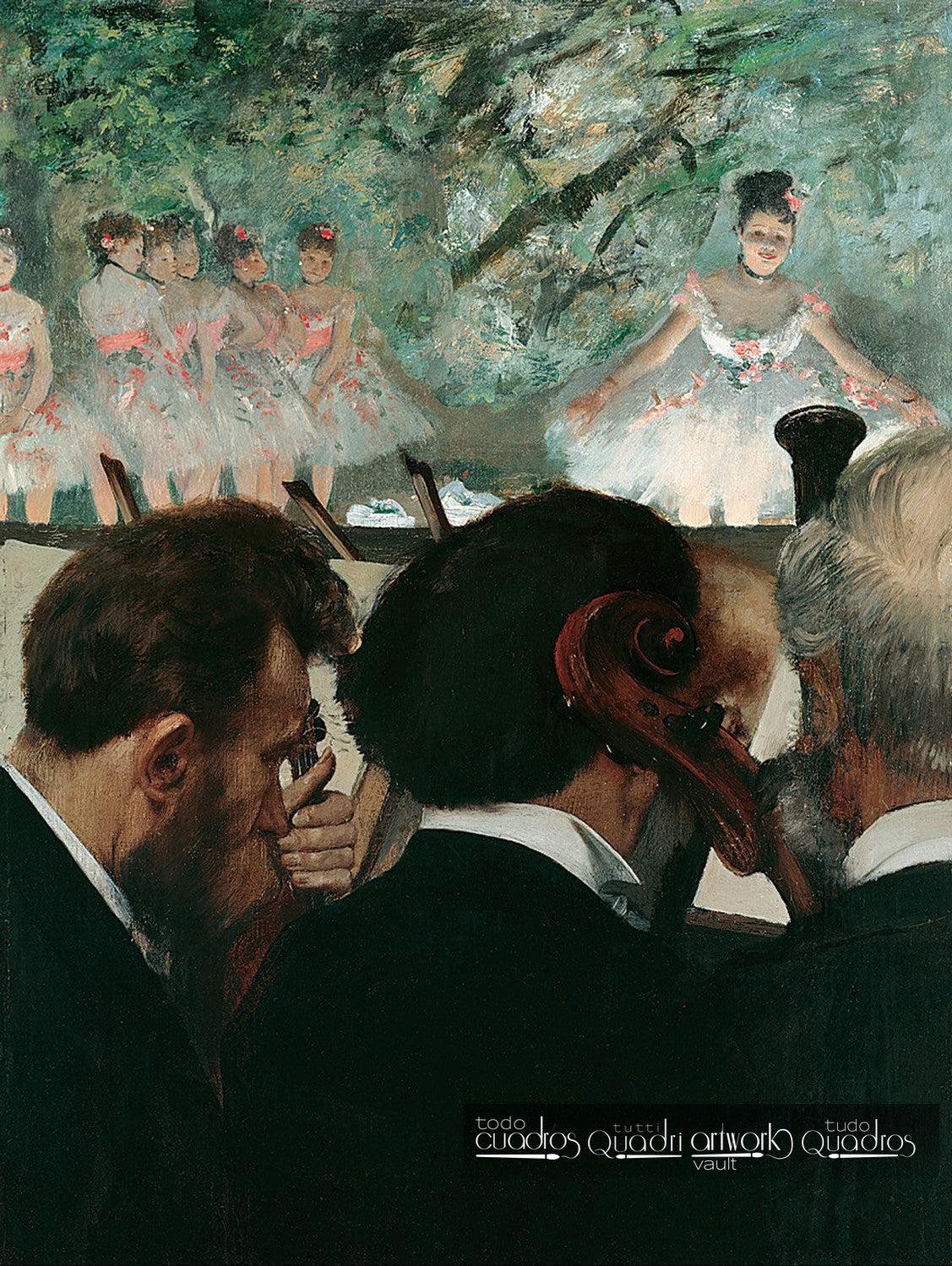 Gli orchestrali, Degas