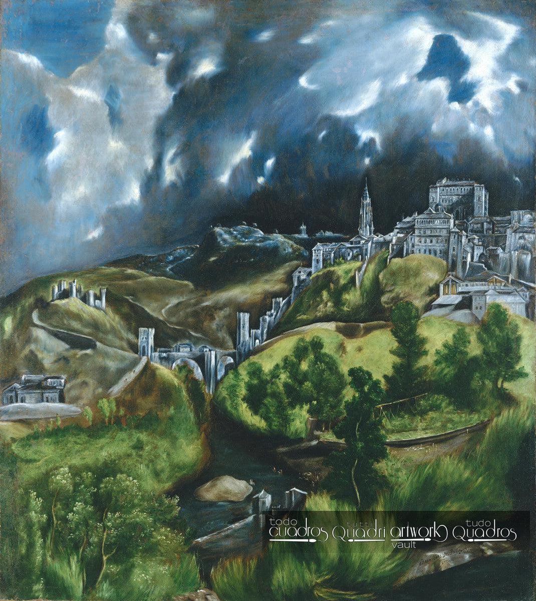 Veduta di Toledo, El Greco