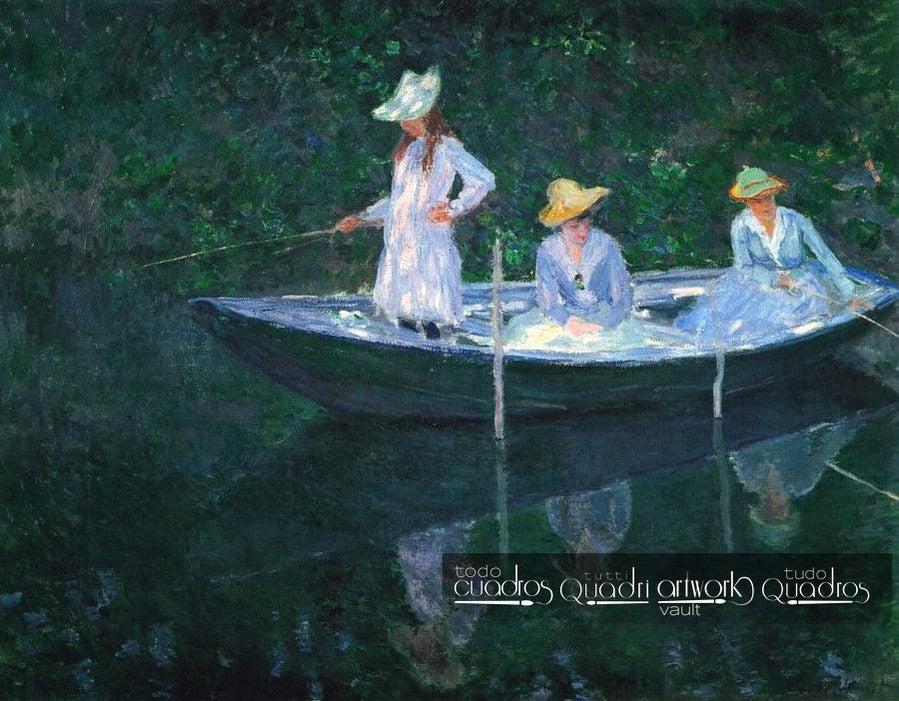 La barca a Giverny, Monet