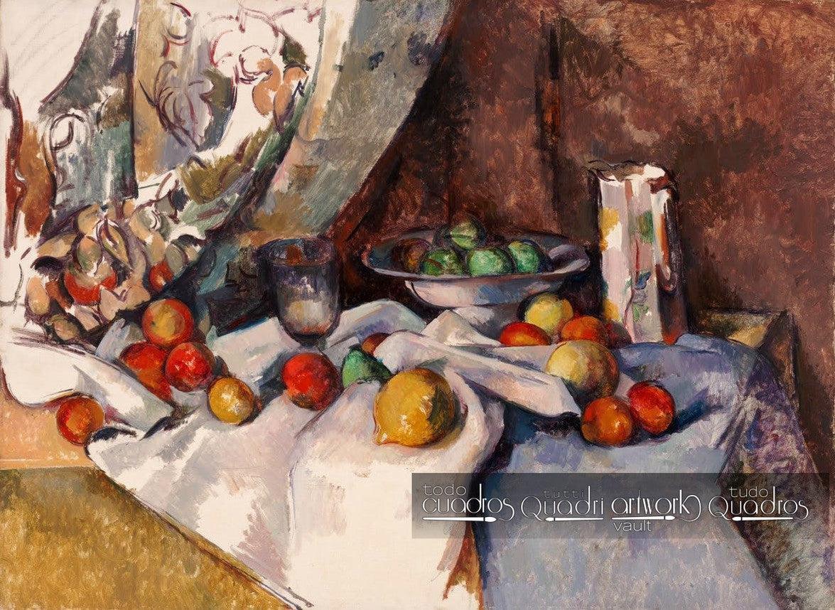 Natura morta con mele, Cézanne