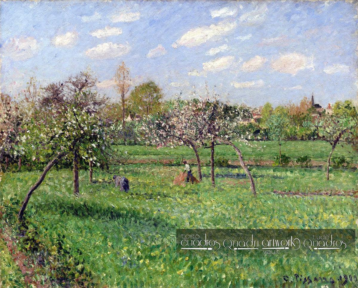 Primavera all'Alba e Nuvoloso, Pissarro