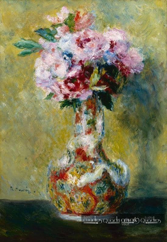 Bouquet in un vaso, Renoir