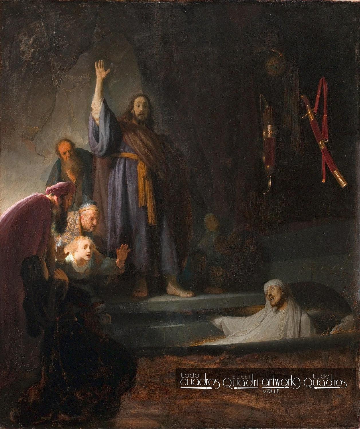 La resurrezione di Lazzaro, Rembrandt