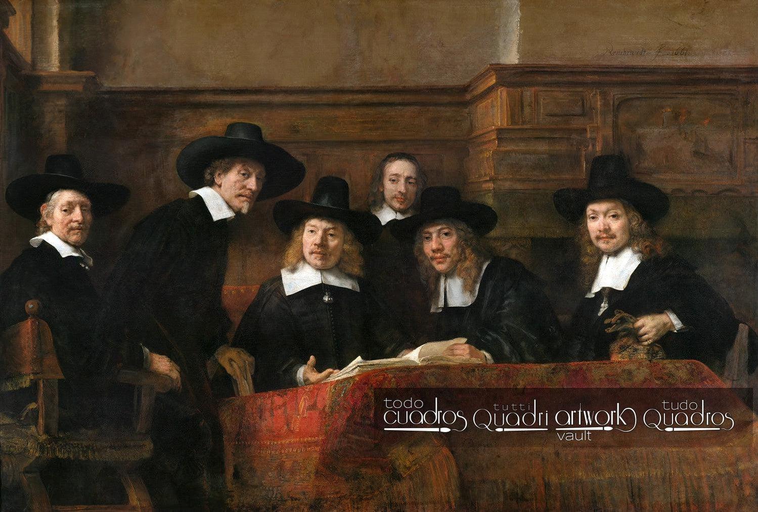 Sei sindaci dei drappieri di Amsterdam, Rembrandt