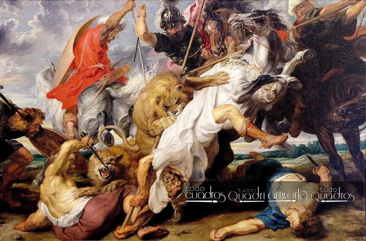 La caccia al leone, Rubens