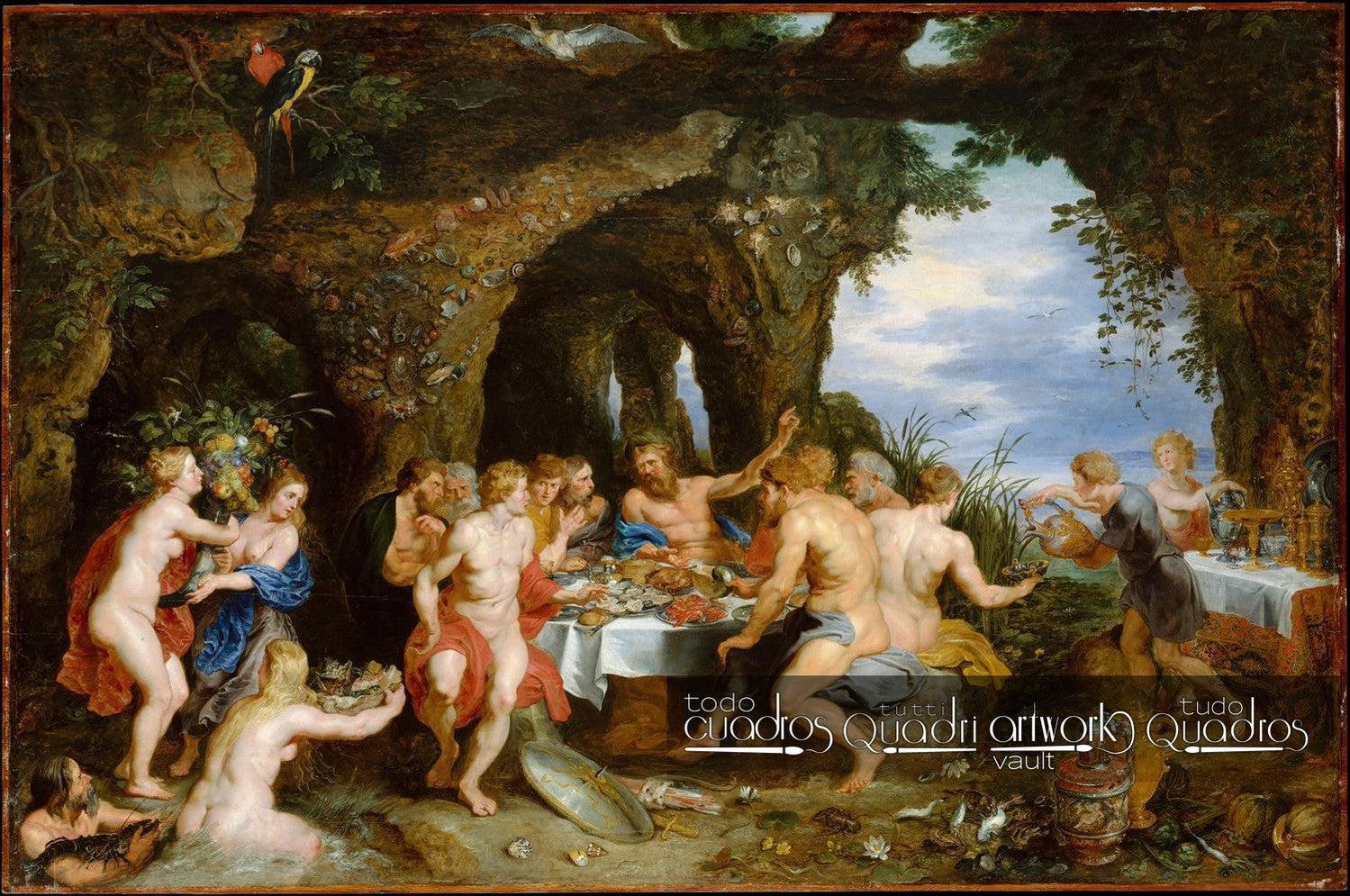 Festino di Acheloo e Teti, Rubens