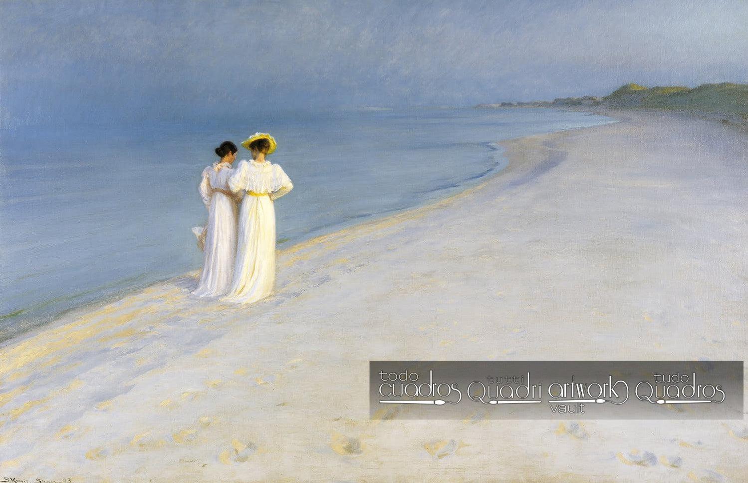 Pomeriggio d'Estate sulla Spiaggia di Skagen, P. S. Krøyer