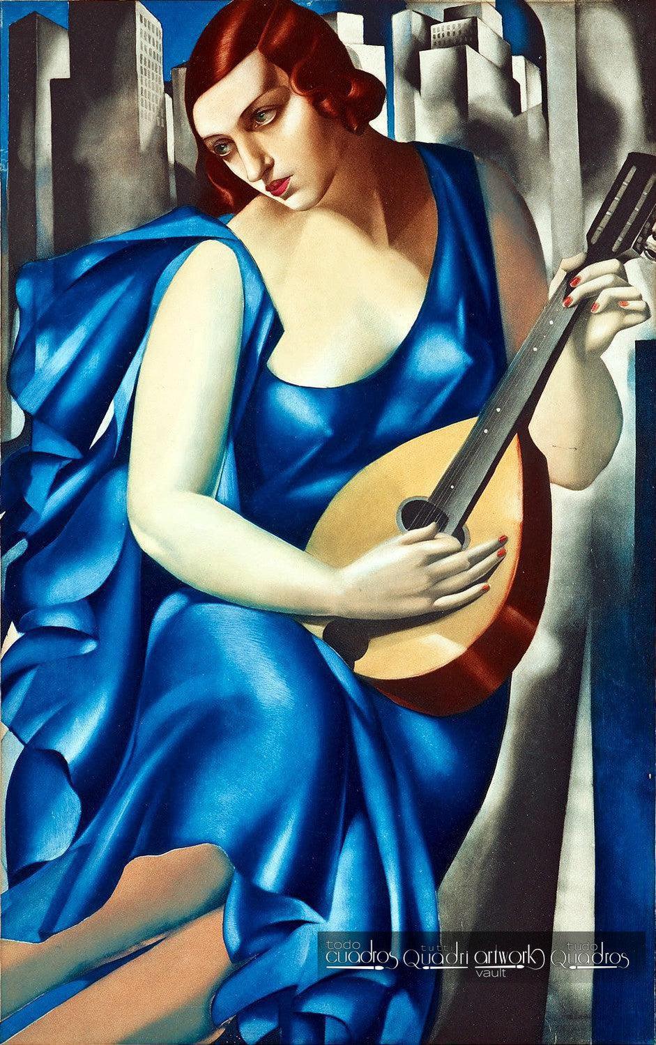 Donna con mandolino, Lempicka