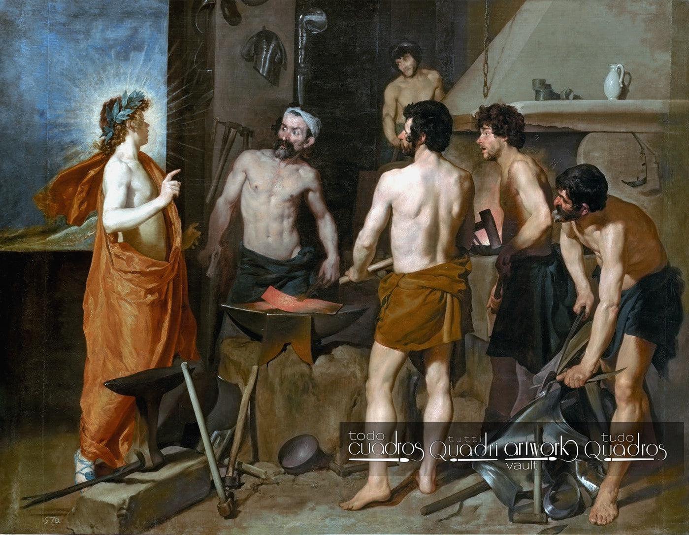 Fucina di Vulcano, Velázquez