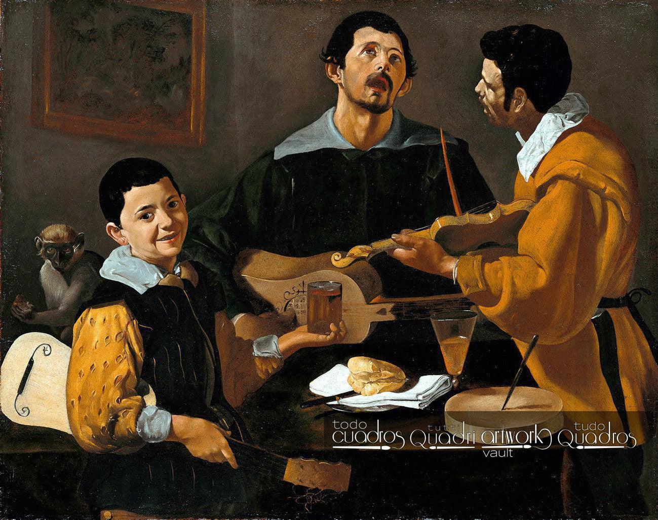 Tre musicisti, Velázquez